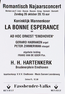 32635 Zanguitvoering door het mannenkoor La Bonne Esperance in de H.H. Hartenkerk, 1997