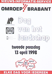 32695 Omroep Brabant organiseert dag van het landschap Trefwoorden: , natuur, milieu, 1998