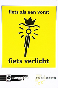 32822 Propaganda voor goede fietsverlichting, 1998