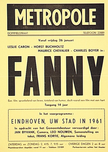 32828 Vertoning stadsjournaal Trefwoorden: bioscopen, film, stadsjournaal,, 1961