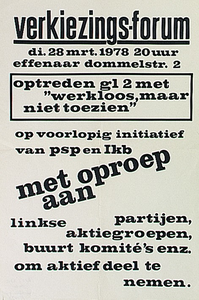 32843 Verkiezingsforum, 1978
