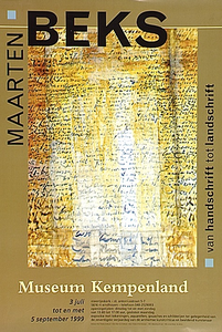 32857 Tentoonstelling van het werk van Maarten Beks in museum Kempenland, 1999