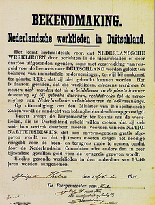 32881 Werken in Duitsland alleen middels de officiele bemiddeling, 1912