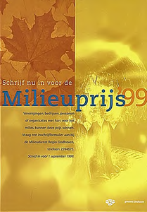 32905 Milieuprijs Gemeente Eindhoven Trefwoorden: milieu, 1999