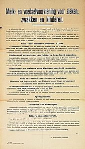 32906 Regeling melk - en voedselverstrekking aan zieken, 1915