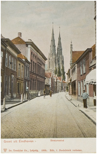 67806 Stratumseind gezien richting Catharinakerk, ca. 1910