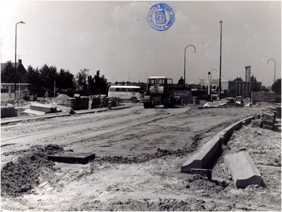 129241 Dommelstraat-Noord. Aanleg kruising Dommelstraat - Burg. Van Hoofflaan -Provincialeweg, ca. 1965