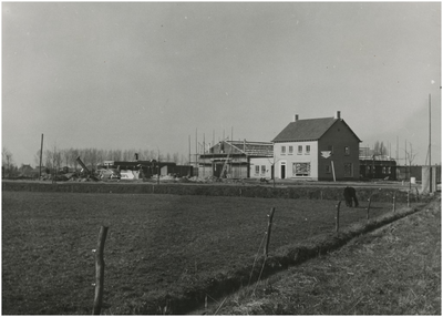 130496 Industrieweg, bouw Garagebedrijf Mikkers, Auto- Lak- en Spuitinrichting, 1955