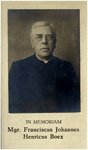 145074 Franciscus Johannes Hendricus Boex, pastoor, ca. 1920
