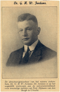 145361 Dr. Godefridus Hermanus Wilhelmus Jordans, direkteur St. Josephziekenhuis, 1932