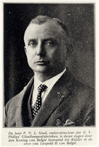 145758 Petrus Nicolaas Leonardus Staal: onder-directeur NV Philips en gemeenteraadslid, ca. 1940