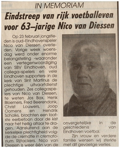 145954 Nico van Diessen: voetballer, 2002