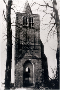 148151 Oude Toren, daterend uit de 15e eeuw, Kerkdreef, ca. 1905