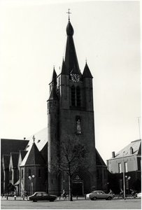 149494 St. Nicolaaskerk, Markt. Gebouwd in de jaren 1858 - 1860, vernieuwd 1928, 23-02-1983