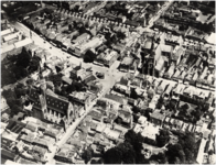 188028 Panorama van het centrum van Helmond., 1940