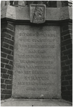 190204 Annexatiezuil, voor St. Joriskerk, Stratumsedijk, 02-1977