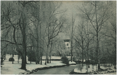 193599 Winteropname van het Elzentpark: de Dommel, 03-1933