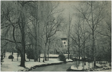 193599 Winteropname van het Elzentpark: de Dommel, 03-1933