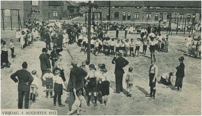 194733 De opening van kinderspeelplaats 'Groot Eindhoven', 05-08-1932