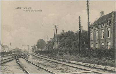 194740 Spoorwegemplacement, ter hoogte van de huidige Mathildelaan, 1900 - 1920