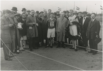 195000 Philips Sportvereniging - nationale atletiekwedstrijden, PSV - terrein, Spoorlaan, 29-08-1915