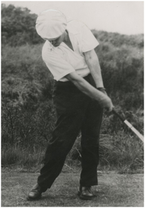 195307 Golfen: W. van Lanschot, Nationaal Kampioen 1957, 1957