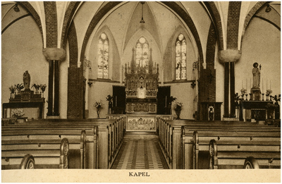 220946 interieur kapel, 1930 - 1950