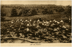 220953 groep jongens poseert op de heide, 1930 - 1950