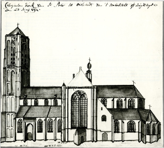 227220 RK Sint-Petrus Banden of Sint-Pieter kerk, Markt 2, 23-06-1794