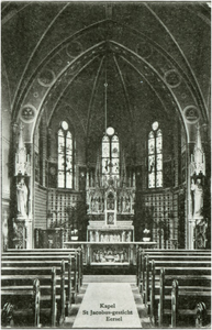 251778 Interieur kapel liefdesgesticht St. Jacobus, ca. 1915