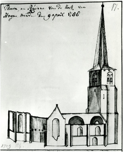 252520 R.K. kerk, Schoolstraat Hooge Mierde, 1788