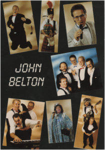 253024 Collage van 7 foto's waarop leden van het orkest van John Belton, z.j.