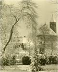 253222 Een winteropname van de R.K. Antonius van Paduakerk, Kwartelstraat 1, 1950 - 1960