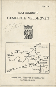 253620 Plattegrond van de gemeente Veldhoven., 1973 - 1975