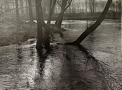 25084 Dommel, gebeurtenissen. Overstromingen vanwege overvloedige regenval in februari 1937. Gennep, omgeving ...