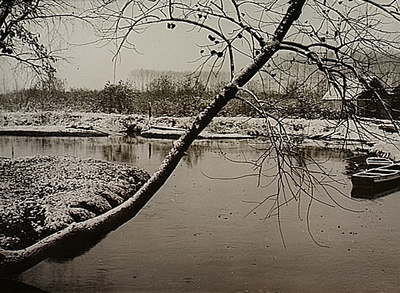 25091 Dommel, overzicht stroomgebied. Gennep omgeving Gennepermolen en Genneperbrug, recreatiegebied, 11-1941