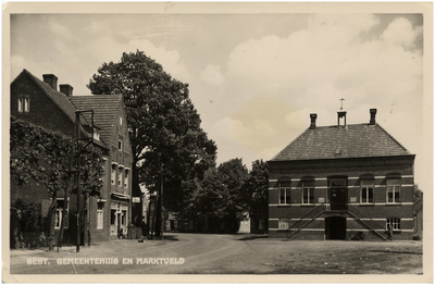 12655 Gemeentehuis en winkel, Hoofdstraat, 1930 - 1940