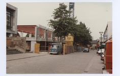 134931 Een serie van 45 foto's van de uitbreiding van het Gemeentehuis en de nieuw bouw van de bibliotheek aan de ...