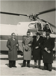 197205 Waarschijnlijk de aanvang van de eerste commerciële vlucht Eindhoven-Brussel vanaf de helihaven aan de ...