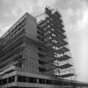 258809 De nieuwbouw van het Diaconessenhuis, januari 1965