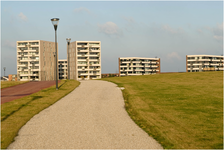 220649 Appartementen complexen Zandstrand, gezien vanuit het park, 2000 - 2009