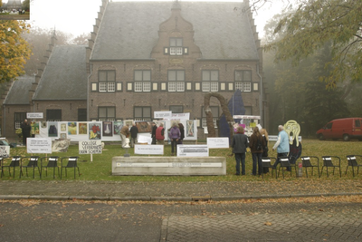 220500 Protestactie tegen sluiting museum De Wieger, 10-2004