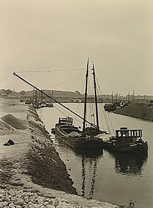 18885 Beatrixkanaal, haven en kade, 1938