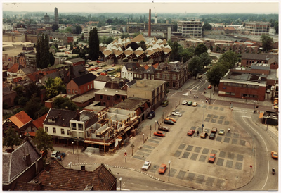 100108 Vogelvluchtfoto Helmond, omgeving Zuidende. Foto gemaakt vanaf de Ameideflat, gezien in westelijke richting. ...