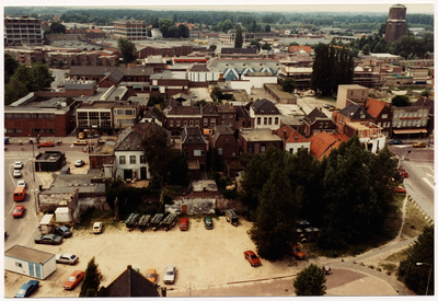 100109 Vogelvluchtfoto Helmond, omgeving Zuidende. Foto gemaakt vanaf de Ameideflat, gezien in noordwestelijke ...