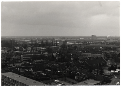100117 Vogelvluchtfoto Helmond-Binnenstad tussen Hemelrijksestraat, Wolfstraat, Molenstraat en Zuidende, 1985