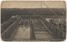 100436 Bakelsedijk / Scheidijk. Pompstation van het gemeentelijk waterleidingsbedrijf in aanbouw, 1925