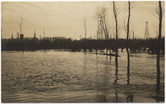 100751 Overstroming van de Aa, in de buurt van Binderen, 1921 - 1931