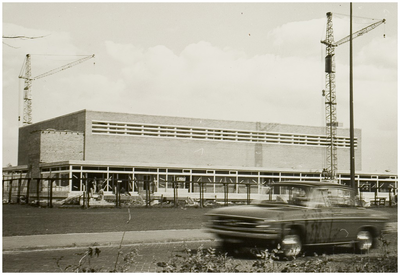 101594 Wethouder Ebbenlaan. Sporthal De Braak in aanbouw, 00-09-1963