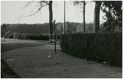 102708 Kruising Julianalaan / Aarle-Rixtelseweg, gezien in de richting Jan van Brabantlaan. Achteraan de Warande, 1963 - 1968